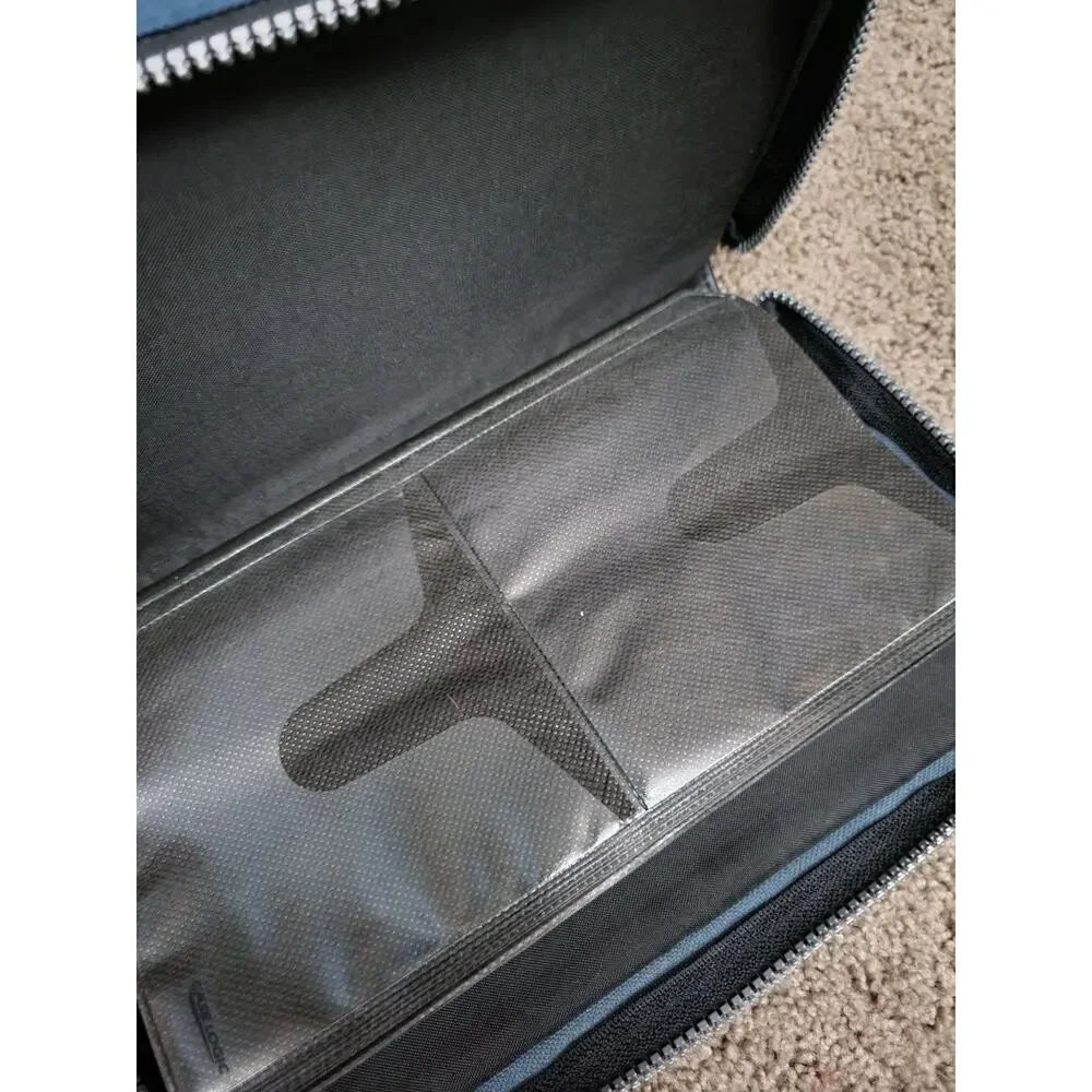 Case Logic CD/DVD/Blu-ray Storage Binder Case Blue Black